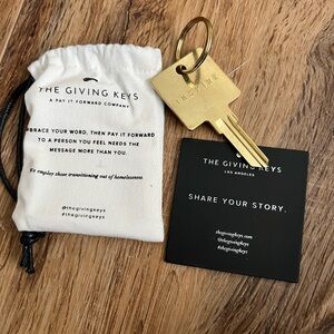 The Giving Keys Inspire Keychain